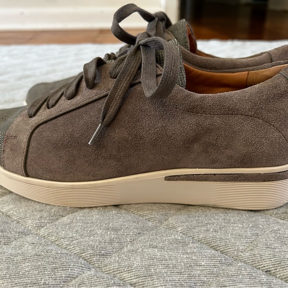 GENTLE SOULS Kenneth Cole 8.5 Gray Suede Leather Sneakers Excellent Cond - Picture 9 of 9